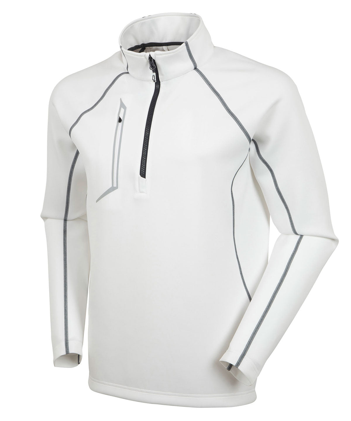 High Quality Men's Long Sleeve Vintage Athletic 1/4 Zip Pullover Golf Sweatshirt Custom Logo Stand Collar Print for Autumn