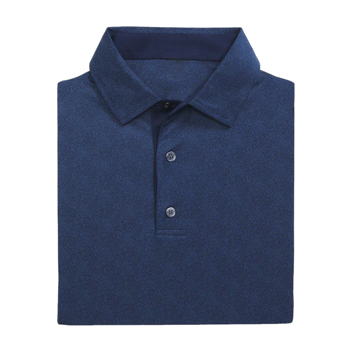 Men's Golf Polo Shirt - Navy Blue Performance Fit with Breathable Fabric for Ultimate Comfort