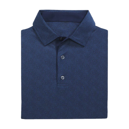 Men's Golf Polo Shirt - Navy Blue Performance Fit with Breathable Fabric for Ultimate Comfort