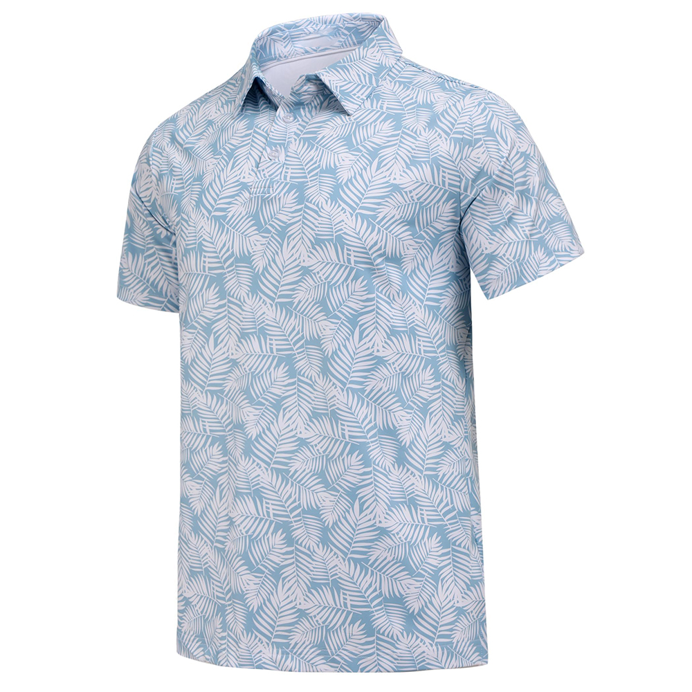 Custom Embroidered logo Performance Vintage Printed Casual Men's Latest Style Short Sleeve Polo Shirts Oem Supplier Golf Wear
