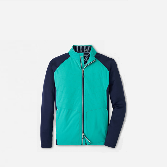 High Quality Oem Waterproof Custom Print logo Polyester Windbreaker Sports Men Outdoor Quilted Padding Clima Golf Jacket for Man