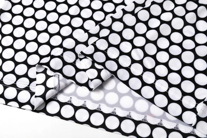 Polka Dot Antimicrobial Polo Shirt - Quick Dry Slim Fit for Ultimate Comfort