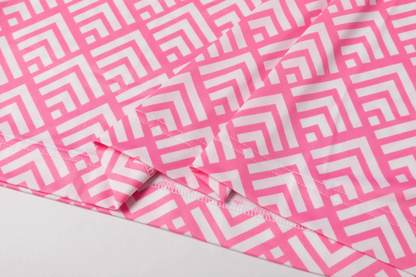 Pink Zigzag Polo Shirt - Antimicrobial Quick Dry Slim Fit for Ultimate Comfort