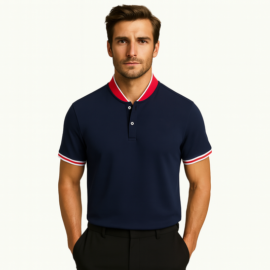 Wholesale Custom Logo Embroidered Print Solid Plain Short Sleeve T Shirt Spandex Polyester Polo Shirt