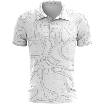 Supplier Custom Logo High Quality Performance Full Print Golf Luxury Polo Shirt for Men Screen Print