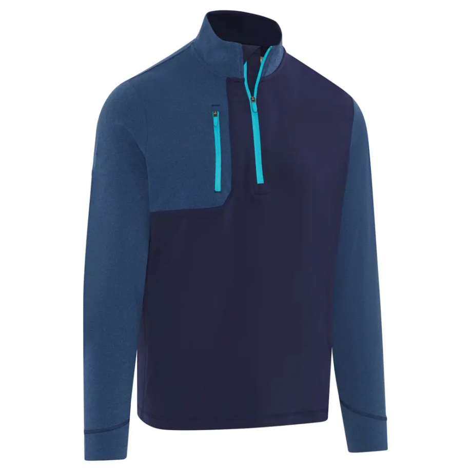 Custom 100% Polyester Brushed Wool Hot Selling Men's Long-sleeved 1/4 Zip Pullover