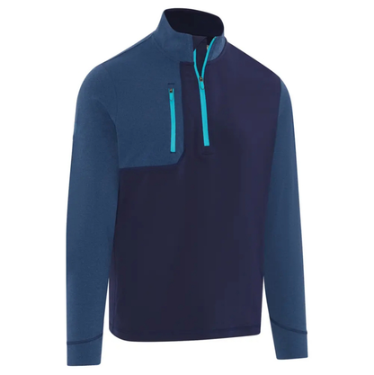 Custom 100% Polyester Brushed Wool Hot Selling Men's Long-sleeved 1/4 Zip Pullover