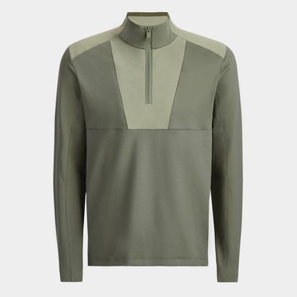 OEM Custom High Quality Men's Long Sleeve Solid Sweatshirt Half Zip Man Golf Sport Pullover