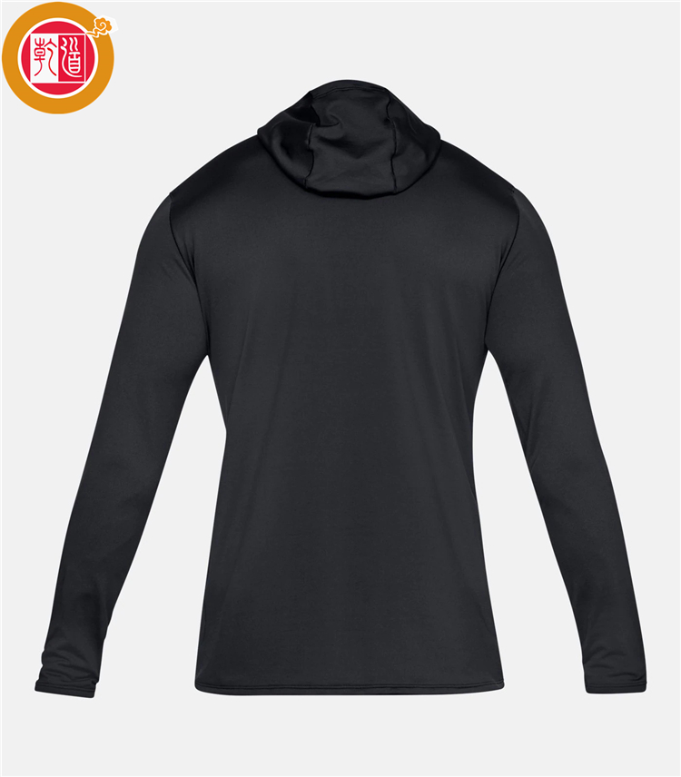 Custom Private Label Zipper Hoody Compression Mens Base Layer With Hood