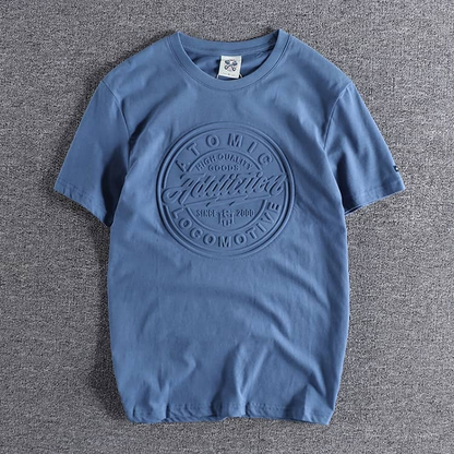 Custom 3d Emed Print Oversized t Shirt Printing Crew Neck Men T-shirts Manufacturers Tshirt