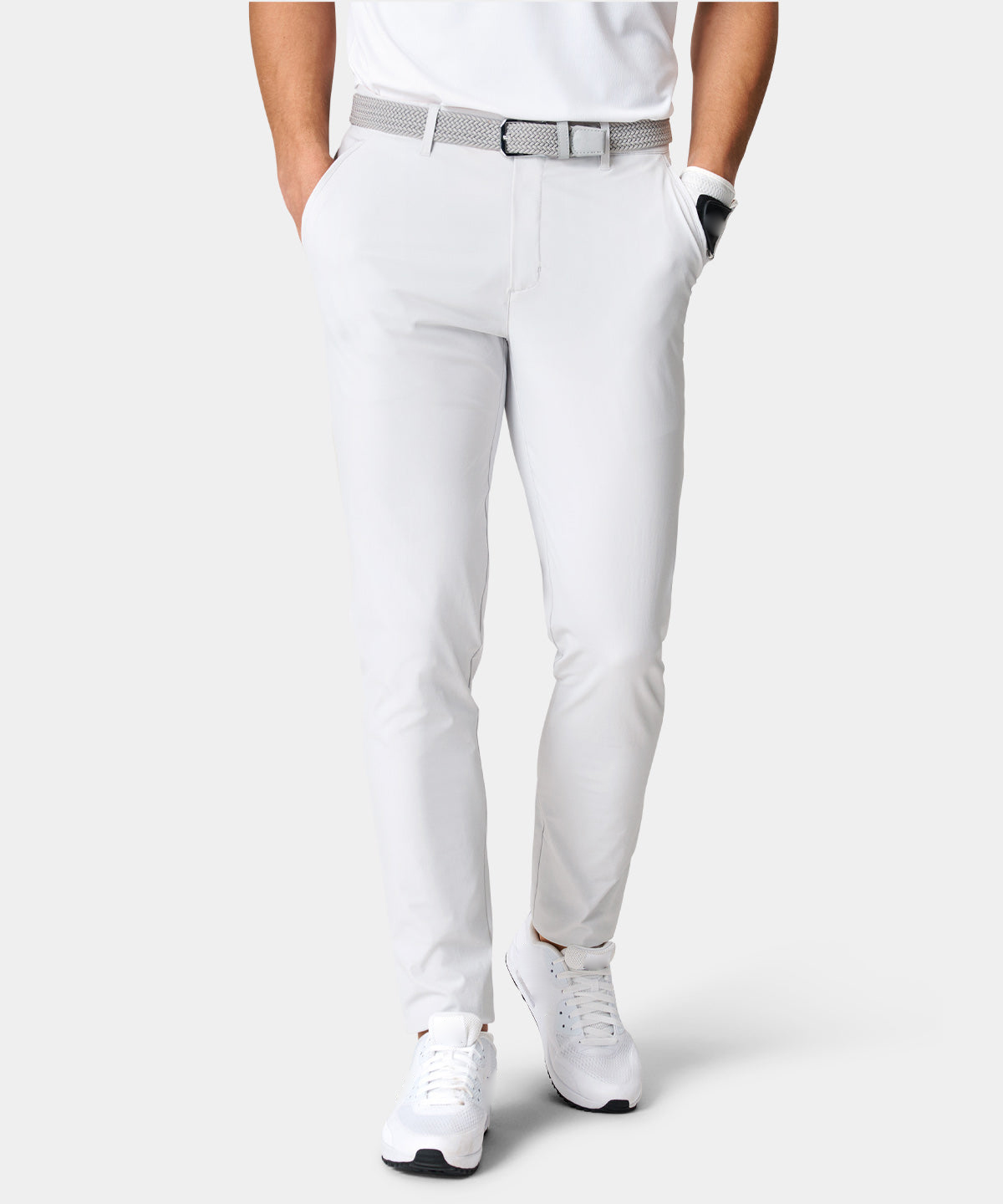 Customized luxurious high-quality four-way stretch, quick-drying, lightweight men's suit pants and body-fitting golf pants
