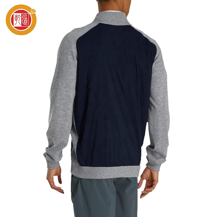 Custom logo High Quality Quarter Zip Pullover Golf Mens Activewear 1/4 Zip Sweatshirt