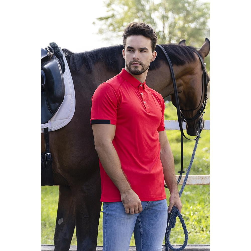 Custom Logo Short Sleeve Breathable Quick Dry Golf Polo T-Shirt Men's Running Sports Tops Gym Workout Men's Polo Shirts