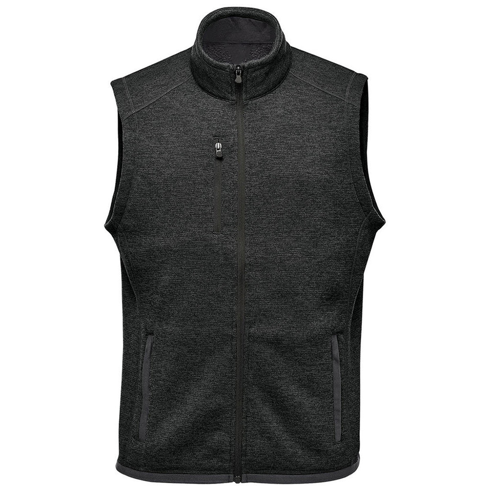 New customized high-quality men's full-zip wool casual vests in 2024