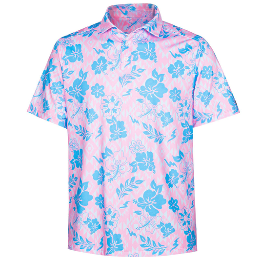 Custom logo Spandex Polyester Moisture Wicking 4 Way Stretch Elastic Full All Over Print Sublimation Dry Fit Golf Polo Shirts