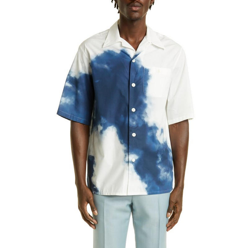 New Custom Logo Men's Hawaiian Shirt Summer Beach Dress With Short Sleeves and Printed Buttons Quick Dry Spandex ODM Supply
