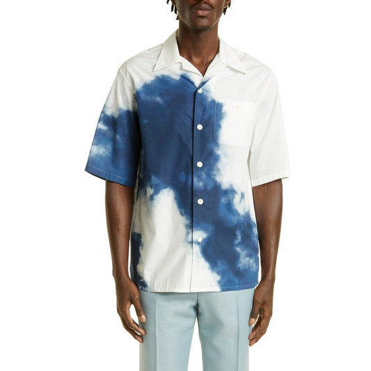 New Custom Logo Men's Hawaiian Shirt Summer Beach Dress With Short Sleeves and Printed Buttons Quick Dry Spandex ODM Supply