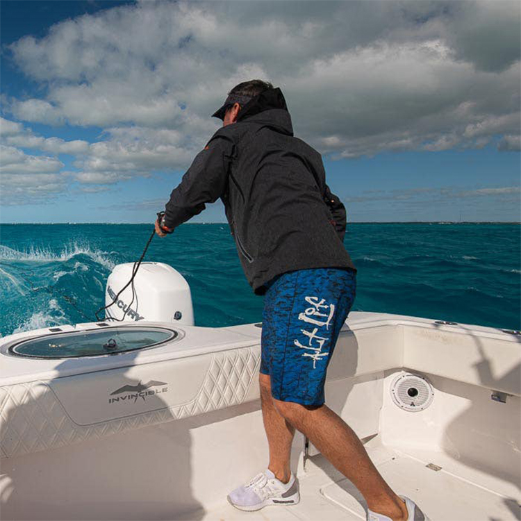 Customized printed surfing shorts, cool and fashionable for holidays and leisure on the beach in summer, designed for men
