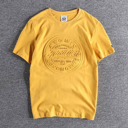 Custom 3d Emed Print Oversized t Shirt Printing Crew Neck Men T-shirts Manufacturers Tshirt