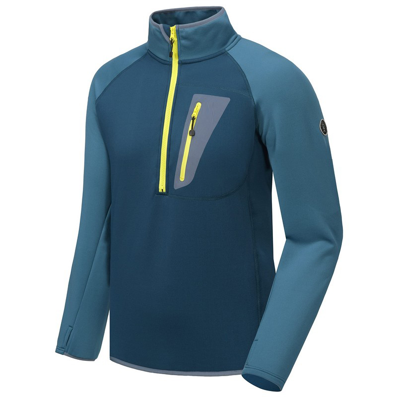 Custom logo Print Sport Long Sleeve Half Zip Running Sweatshirt Golf Pullover for Men
