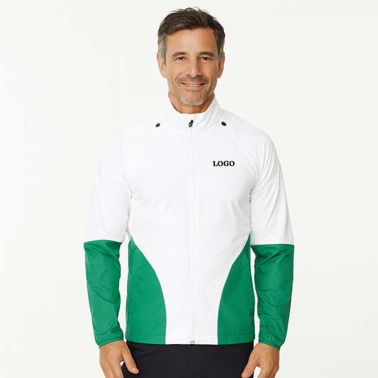 Designer logo Man Clothing High Quality Lightweight Plus Size Sport Windbreaker Custom Golf Jacket for Men