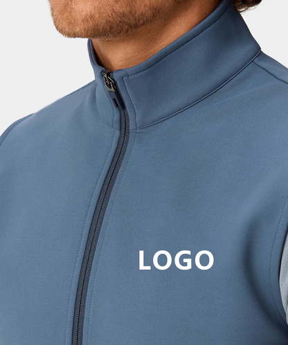 Custom Logo Print Plain Dyed Solid Luxury Blue Sport Golf Long Sleeve 1/4 Quarter Zip Collar Hoodie Pullover Sweatshirts for Men