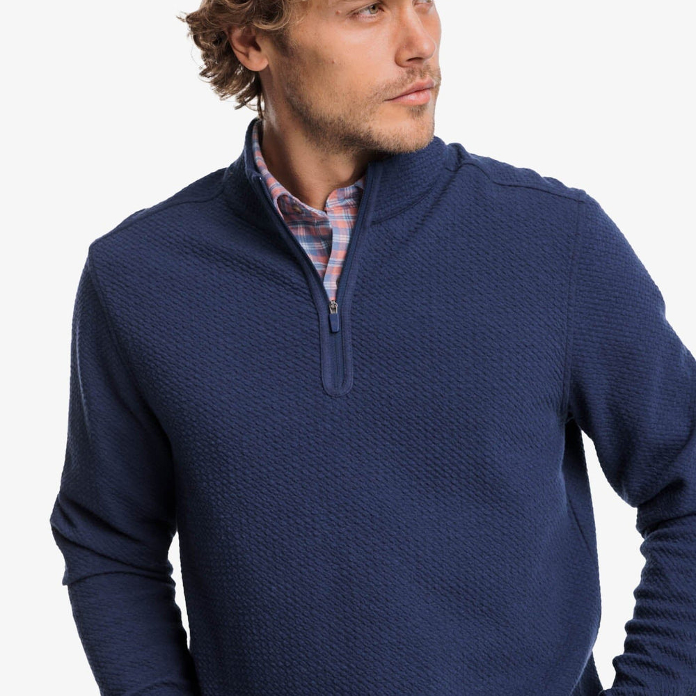 High Quality Stylish Custom Wholesale Stand Collar Quarter Zip Men's Oversized Sweatshirt Half Zipper Men's Pullover