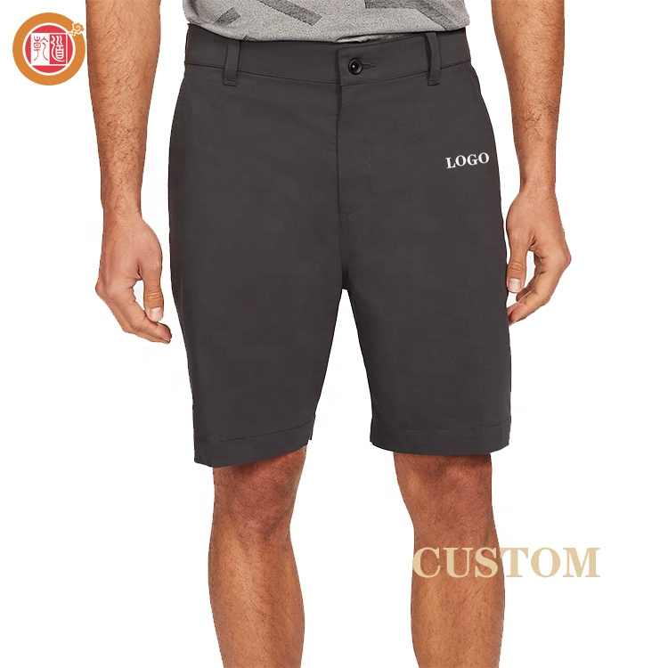 Best-selling high-quality customized breathable sports and fitness pants, outdoor men's golf pants, shorts made of 95% nylon and 5% spandex