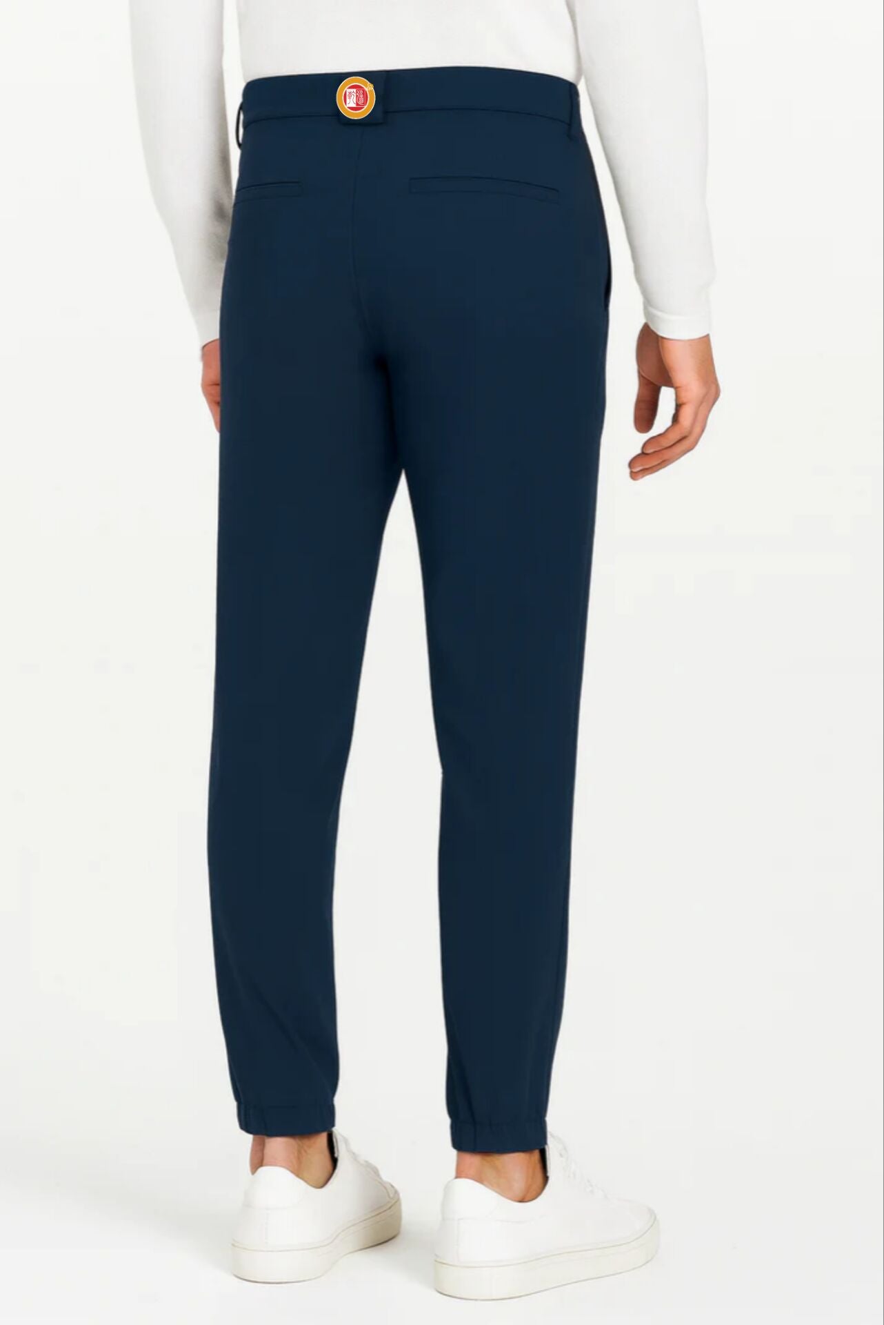 Navy Blue Business Casual Trousers