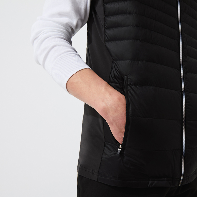 Men's winter sports quilted double-sided vests, with customized colors, outerwear, high-neck sweaters and regular vests