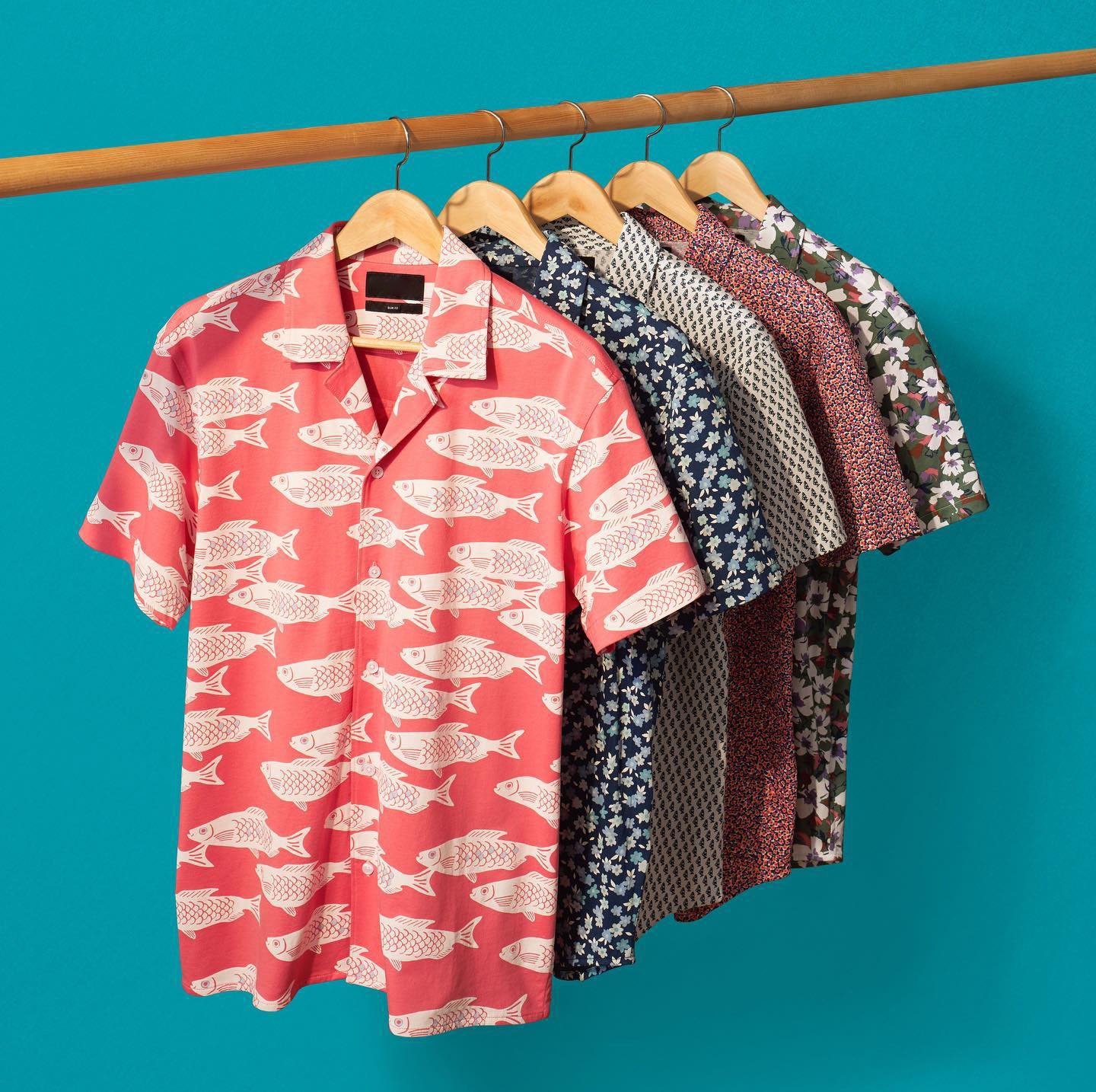 Floral Print Holiday Casual Hawaiian Dress Blouse Summer Men Shirts Slim Mode Chemise