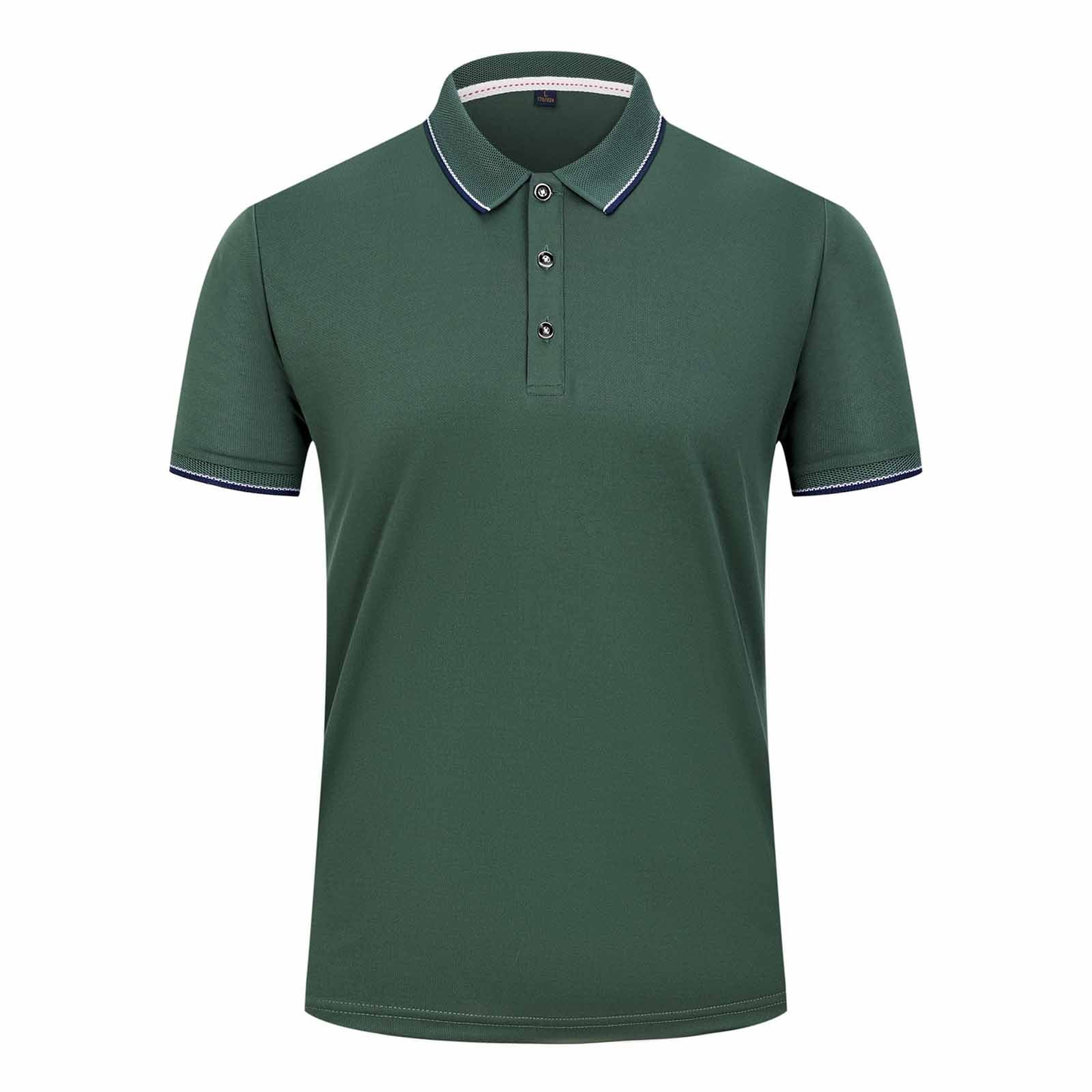 Custom Logo Quick Dry Summer Button Casual Sports Jersey for Polo Solid White Knitted Fabric Short Sleeve Athletic Golf T-Shirt