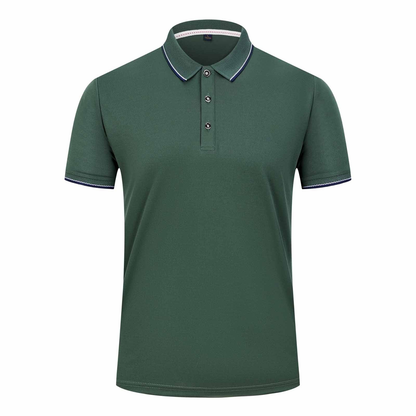 Custom Logo Quick Dry Summer Button Casual Sports Jersey for Polo Solid White Knitted Fabric Short Sleeve Athletic Golf T-Shirt