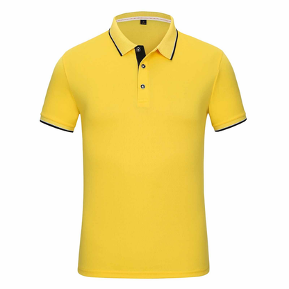 Custom Logo Quick Dry Summer Button Casual Sports Jersey for Polo Solid White Knitted Fabric Short Sleeve Athletic Golf T-Shirt