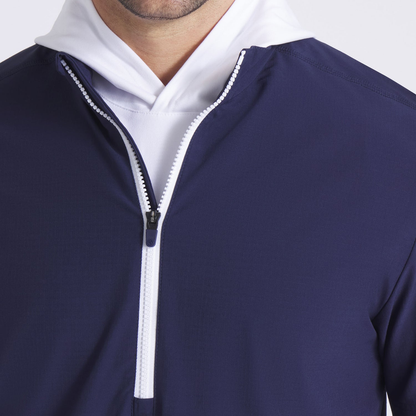 OEM Spandex Polyester Half Zip Pullover Men Customizable Golf Athletic Men Lightweight 1/2 Zip Sweatshirts