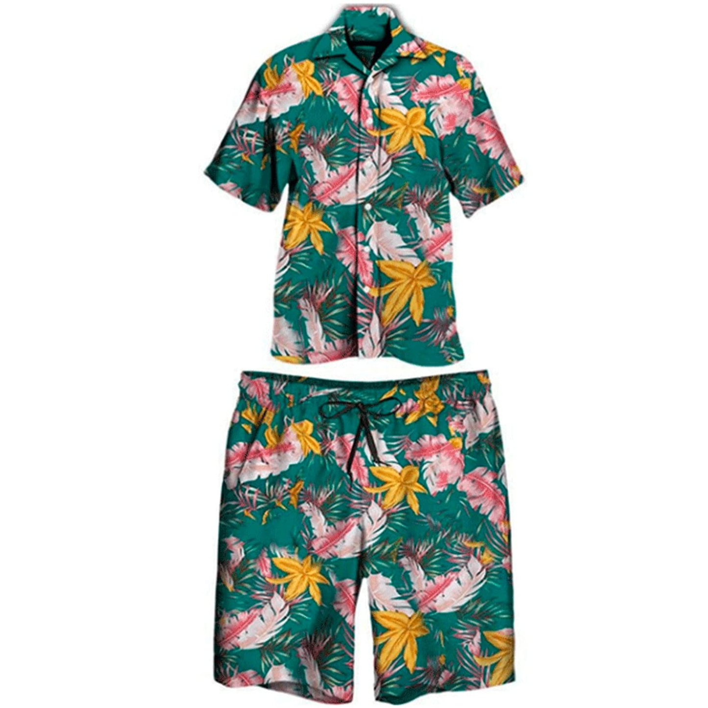 Custom logo Design Pattern Family Hawaiian Vacation Shirt Regular Casual Loose Summer Beach Shirt for Men