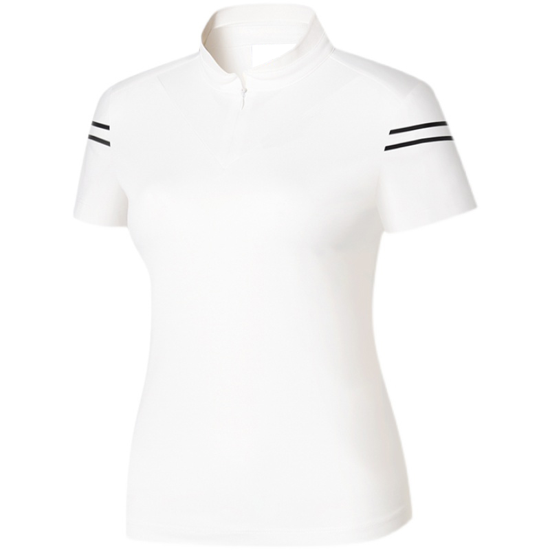 Custom Logo Design Clothes Ladies White Polo Shirts Sportswear Pique Polo Shirts Golf Polo T Shirt for Women