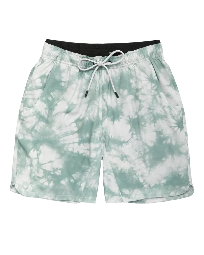 Custom-made men's high-street jacquard printed sports running shorts with zippered waist sets, featuring floral patterns and anti-wrinkle functions