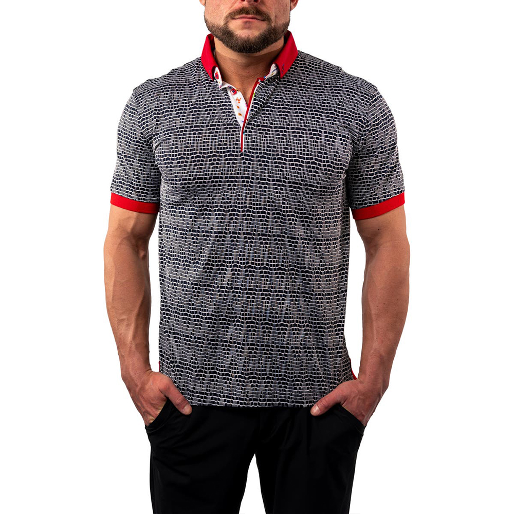 OEM High Quality 92% Polyester 8% Spandex Men's Synthetic Golf for Polo T-shirts Custom Design Logo & Personalised Sublimation