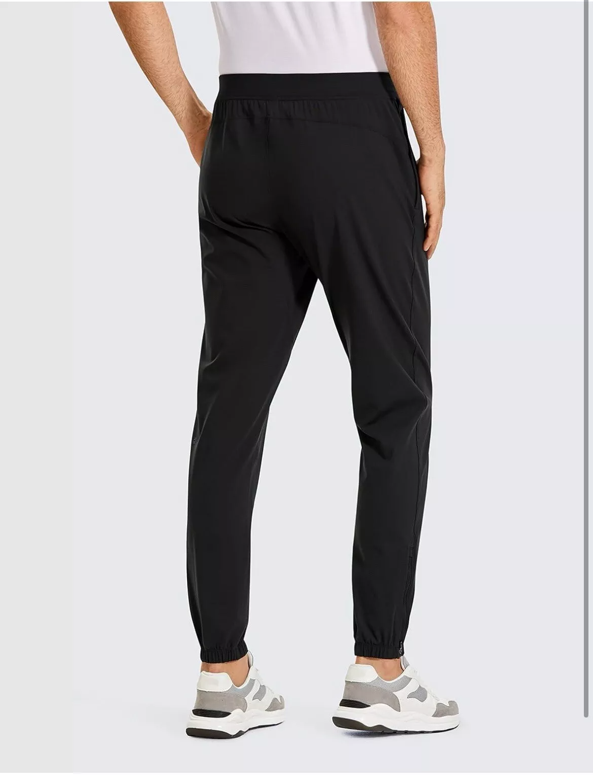 Cotton hip-hop golf jogging ankle-zipper plus-size hiking flat-bottomed breathable quick-drying medium-size wrinkle-resistant and anti-flatulence pants