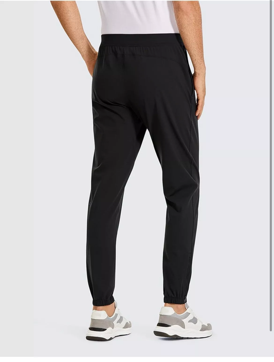 Cotton hip-hop golf jogging ankle-zipper plus-size hiking flat-bottomed breathable quick-drying medium-size wrinkle-resistant and anti-flatulence pants