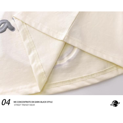 Summer Heavyweight Oversized T-shirt Custom 3D Foam Puff Print T-shirt Custom Logo Clothing for Men