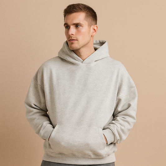 Custom 360gsm 420gsm 480gsm 500gsm Heavyweight Cotton Hoodie Sweatshirts Embroidered Oversized Hoodies Lined No Drawstring