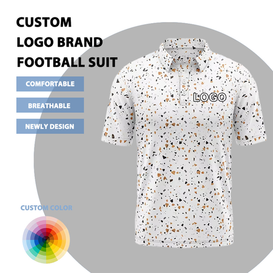 Custom logo Embroidered 92% Polyester 8% Spandex Luxury Performance Golf Tshirts High Quantity Polo Shirt