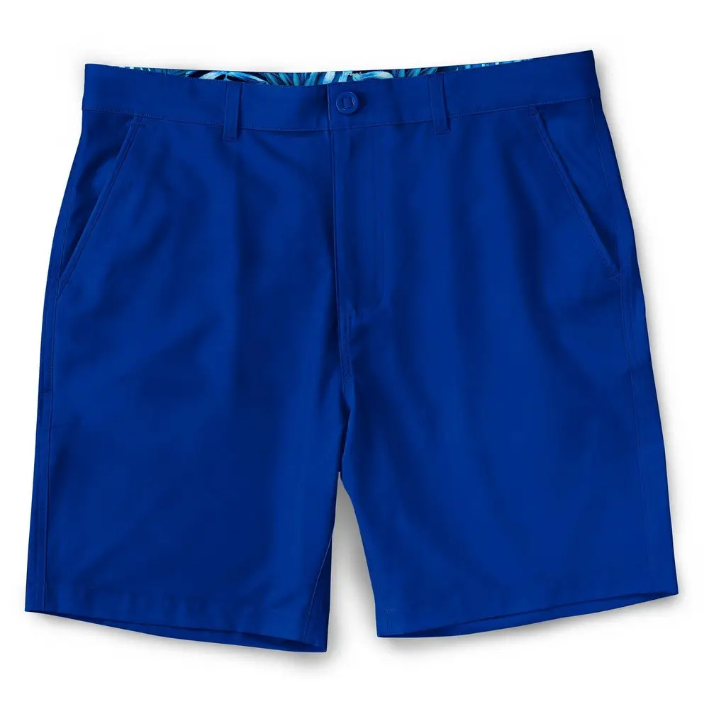 Customized logo men's summer casual, comfortable, quick-drying and breathable lined sports golf shorts