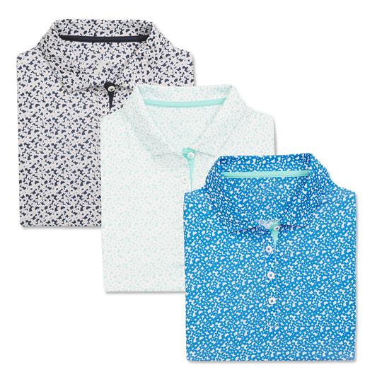 OEM customized logo women's high-quality printed Polo shirts, quick-drying golf wear, casual short-style breathable knitted clothing