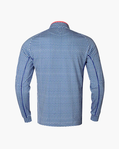 Custom High Quality Long Sleeve Sublimation Performance 1/4 Zip Running Jogging Workout Golf Quarter Zip Pullover Sweatshirts