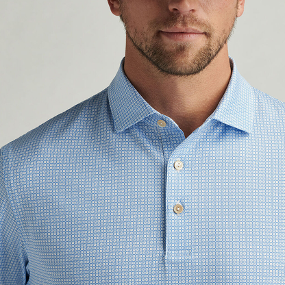 Custom Embroidered logo Travel Outdoor Anti-shrink Work Business Casual Premium Oversized Boxy Rib Knitted Polo Golf Shirts