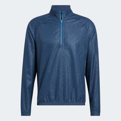 Custom 3d Logo Printing Emed Hoodie 1/4 Quarter Zip Collar Long Sleeve Golf Pullover Sweatshirts