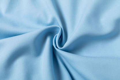 Light Blue Trousers with Contrast - Colored Waistband